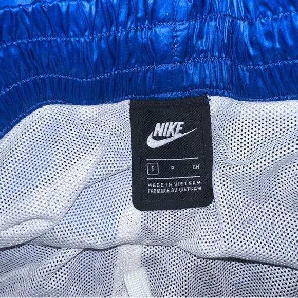 Nike Sportswear NSW Women's S Woven Plaid track Pants Blue void / Game royal - Picture 3 of 9